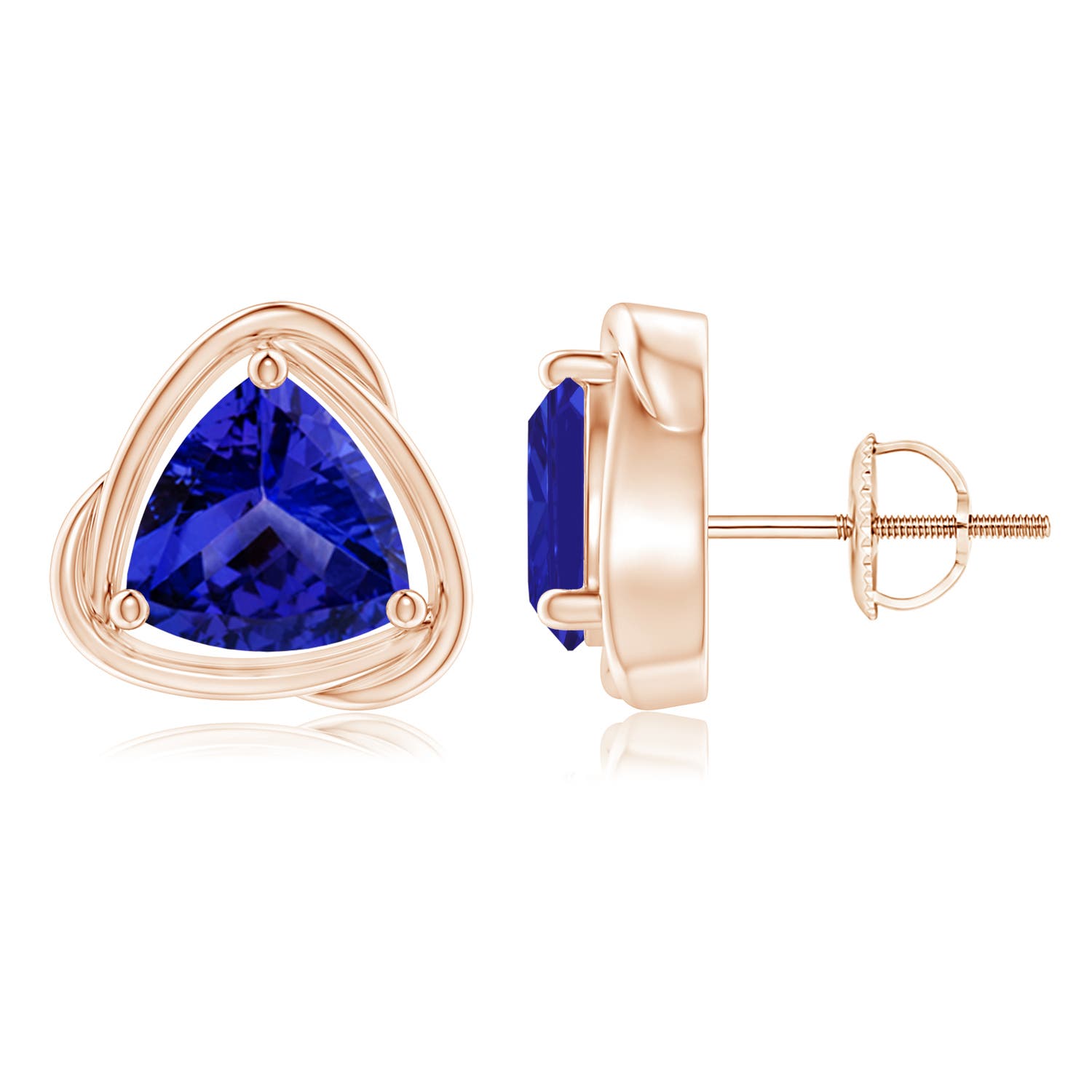 AAAA - Tanzanite / 3.6 CT / 14 KT Rose Gold