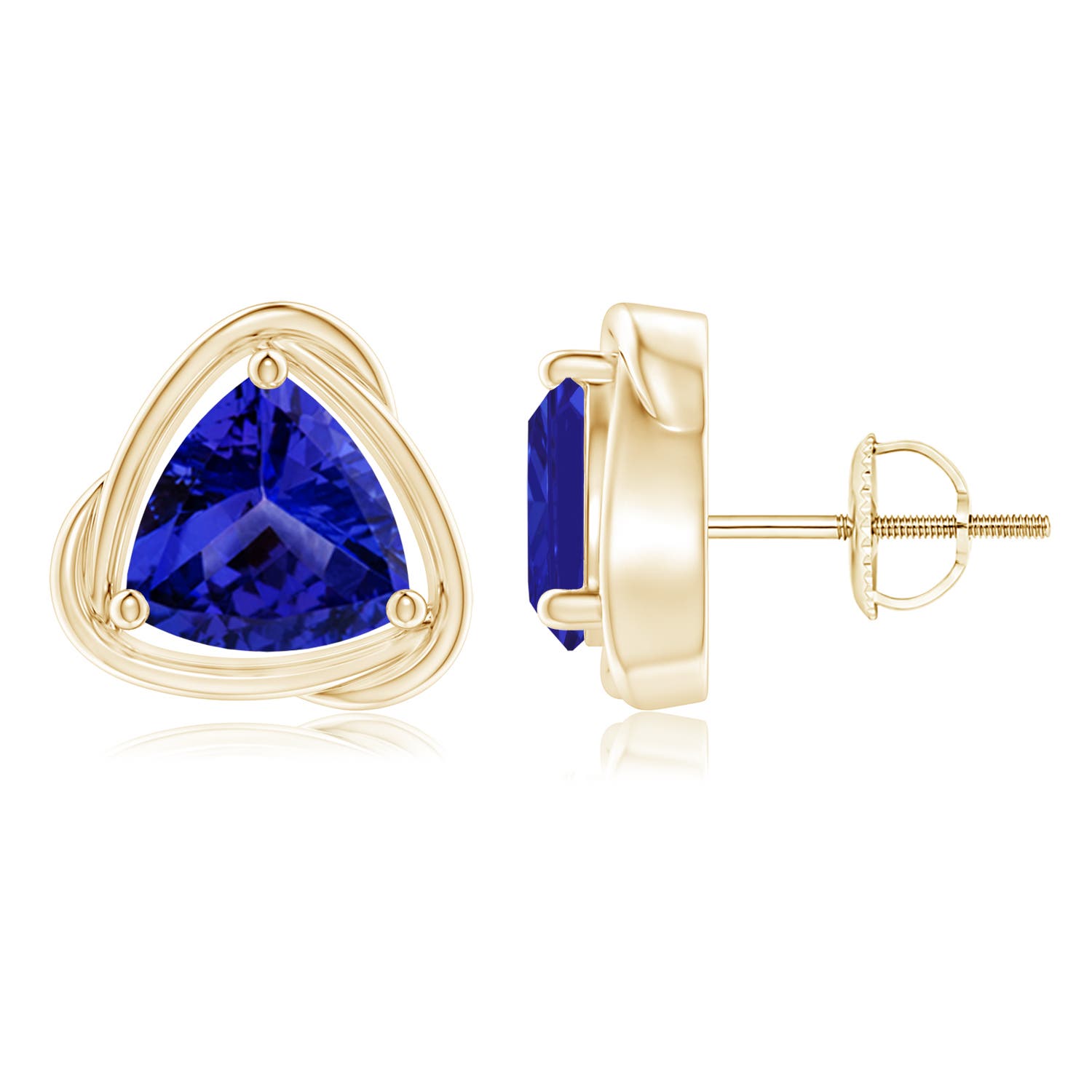 AAAA - Tanzanite / 3.6 CT / 14 KT Yellow Gold