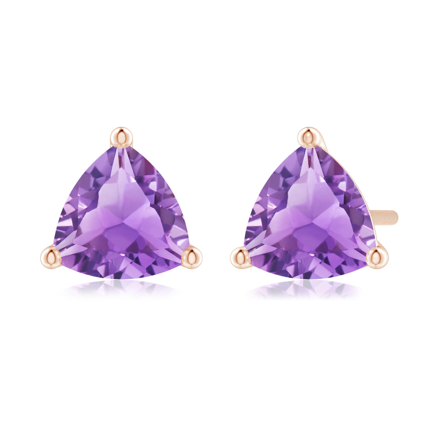 A - Amethyst / 1.4 CT / 14 KT Rose Gold