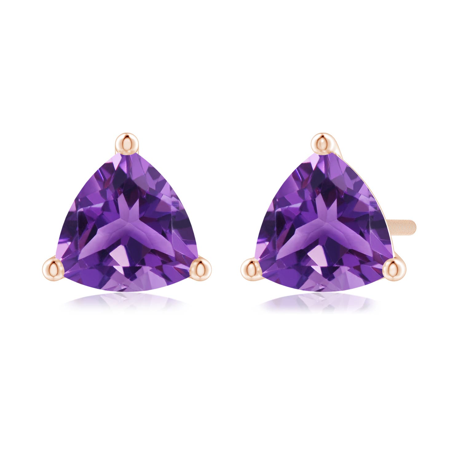 AAA - Amethyst / 1.4 CT / 14 KT Rose Gold