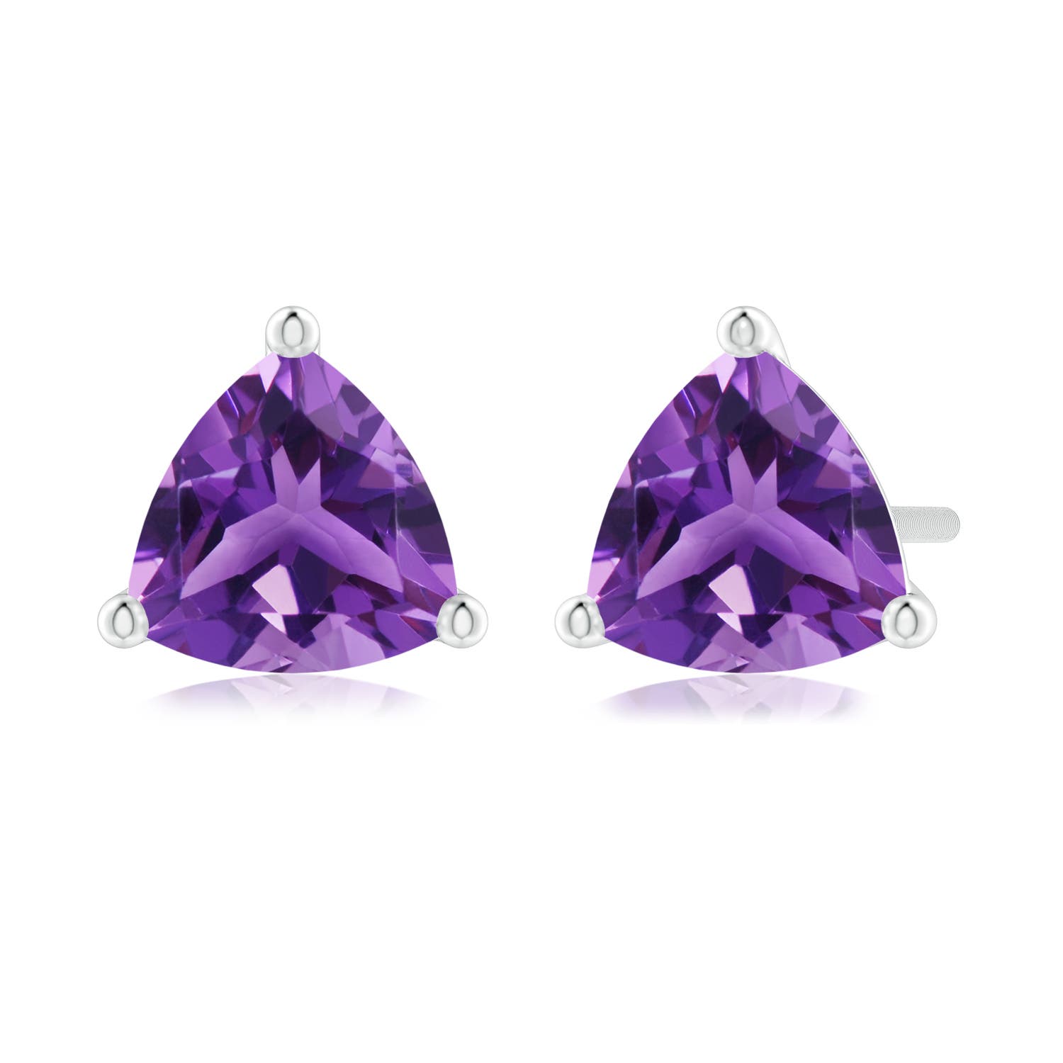 AAA - Amethyst / 1.4 CT / 14 KT White Gold