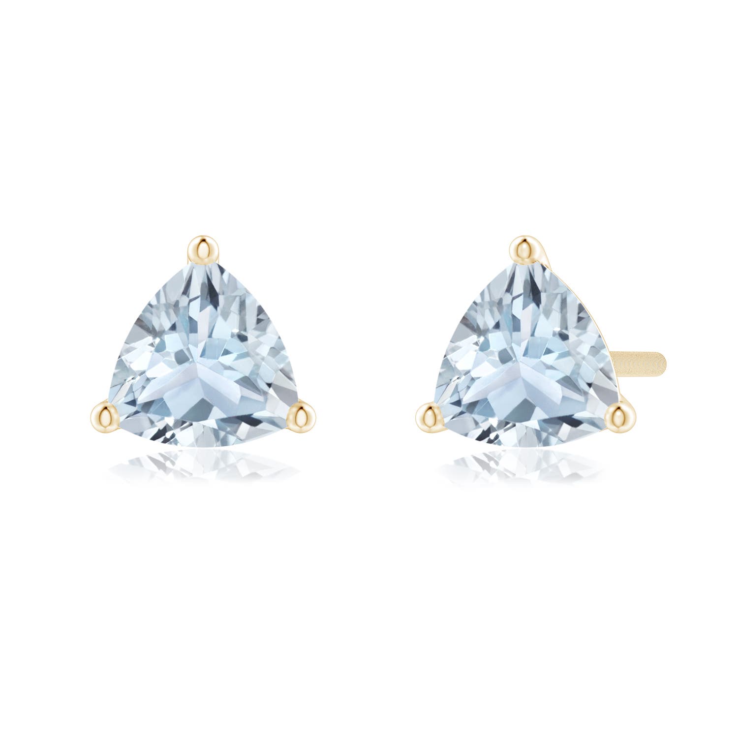 A - Aquamarine / 0.7 CT / 14 KT Yellow Gold