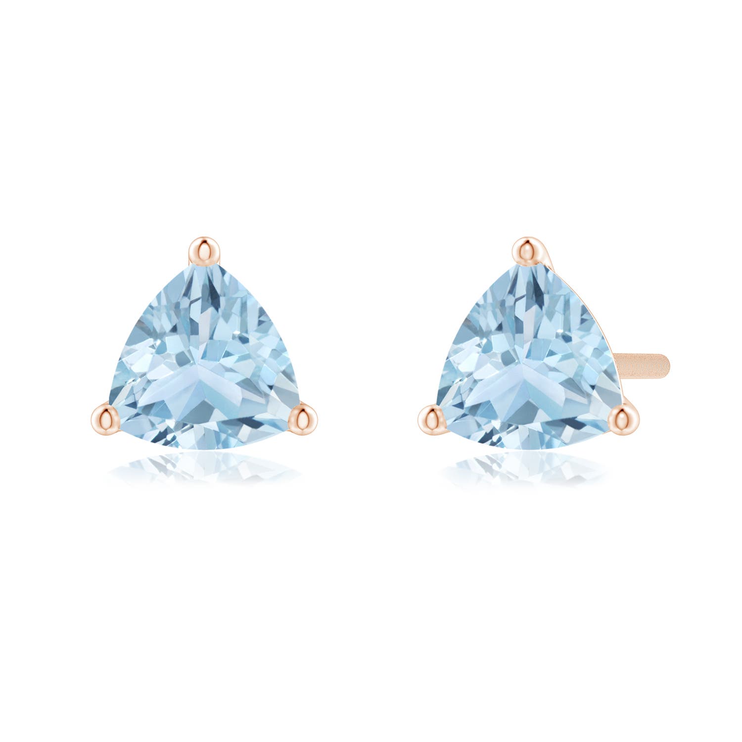 AA - Aquamarine / 0.7 CT / 14 KT Rose Gold