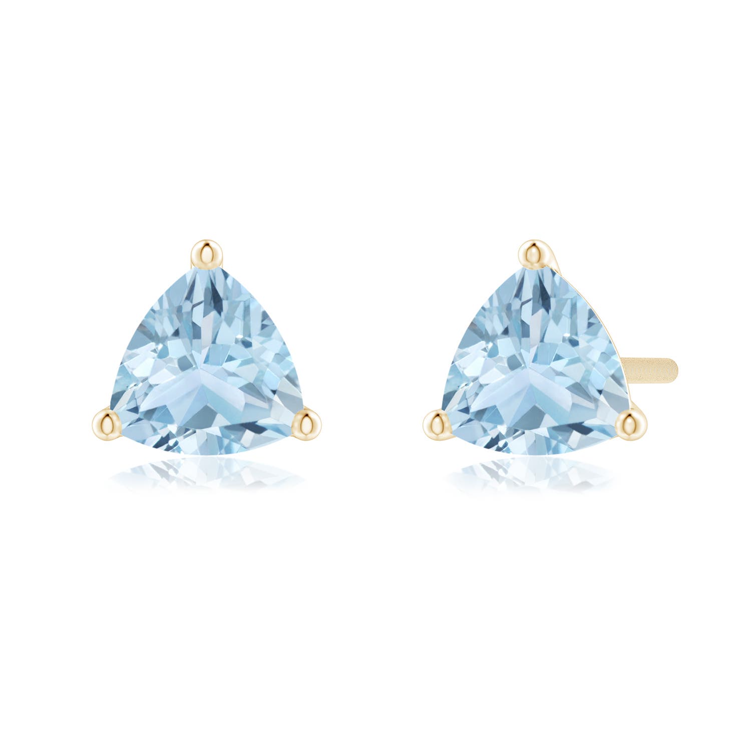 AA - Aquamarine / 0.7 CT / 14 KT Yellow Gold