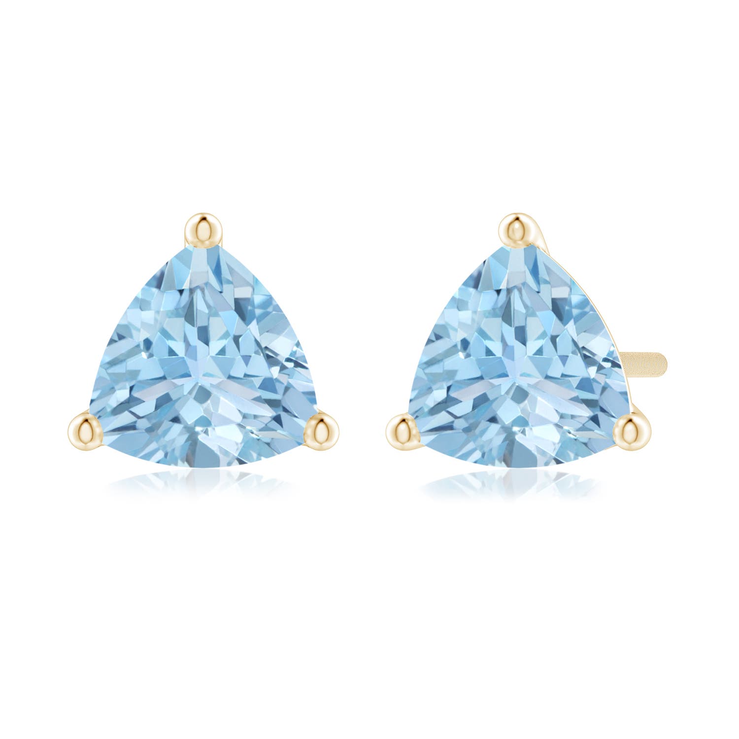 AAA - Aquamarine / 1.2 CT / 14 KT Yellow Gold