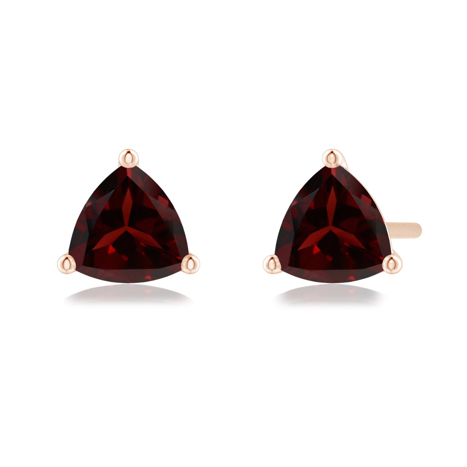 A - Garnet / 1 CT / 14 KT Rose Gold