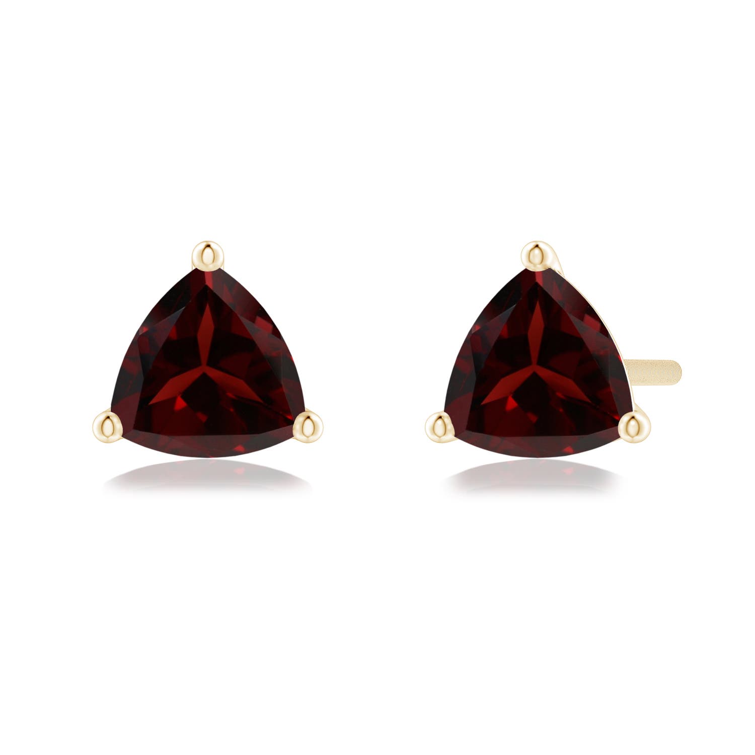 A - Garnet / 1 CT / 14 KT Yellow Gold