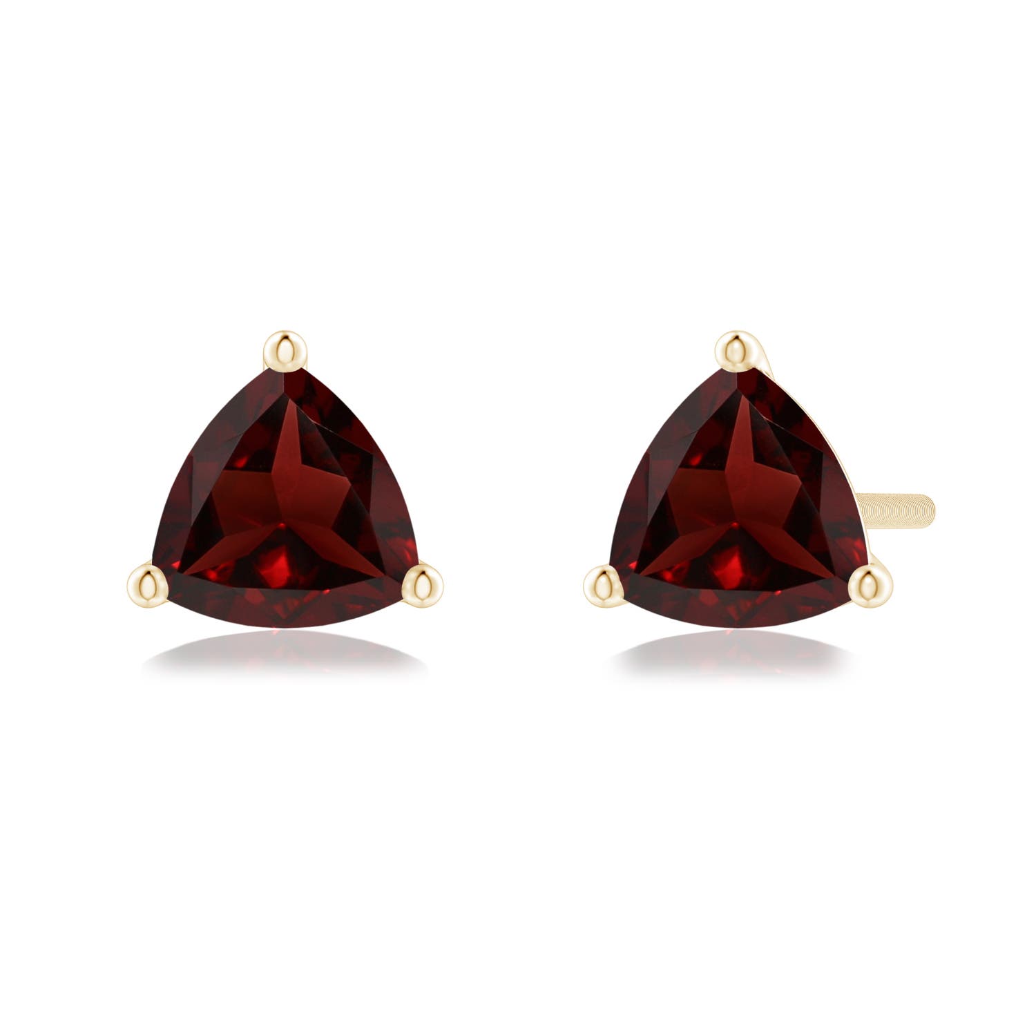 AA - Garnet / 1 CT / 14 KT Yellow Gold