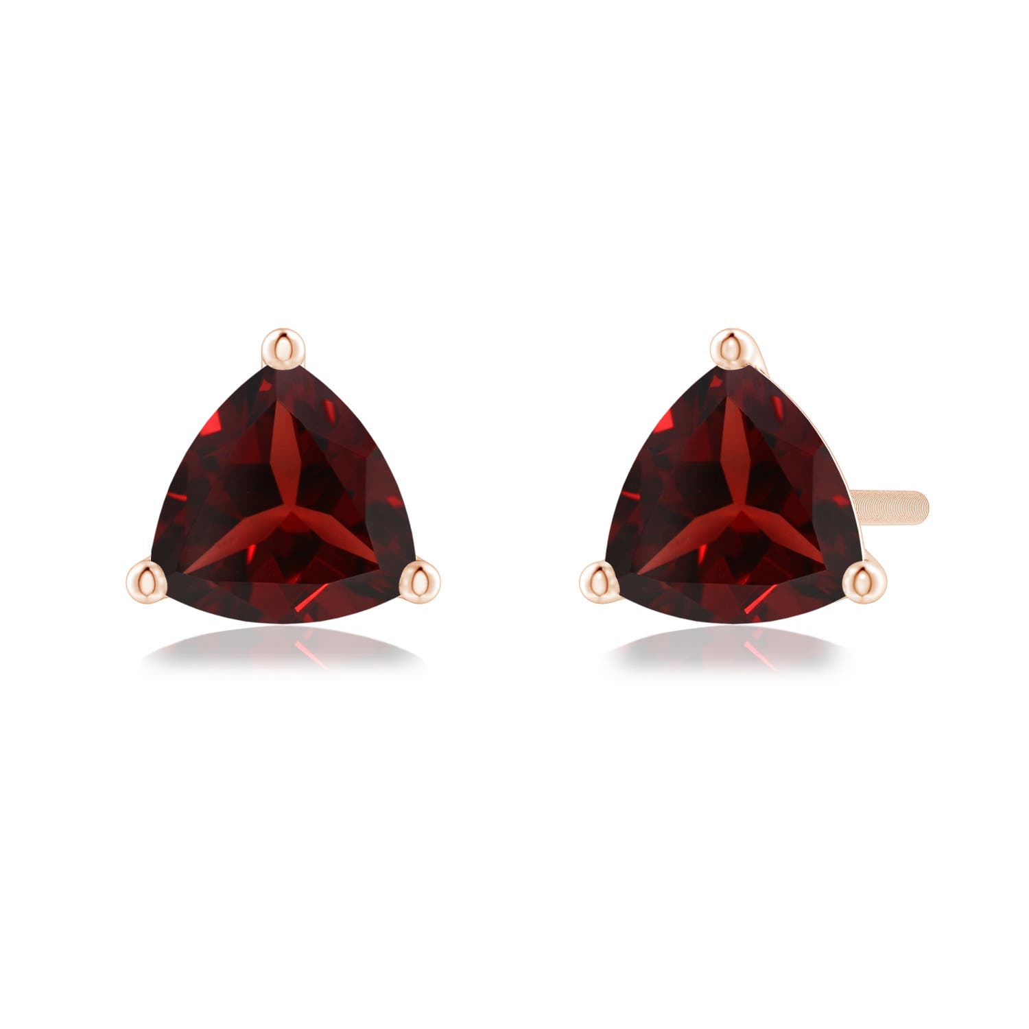 AAA - Garnet / 1 CT / 14 KT Rose Gold