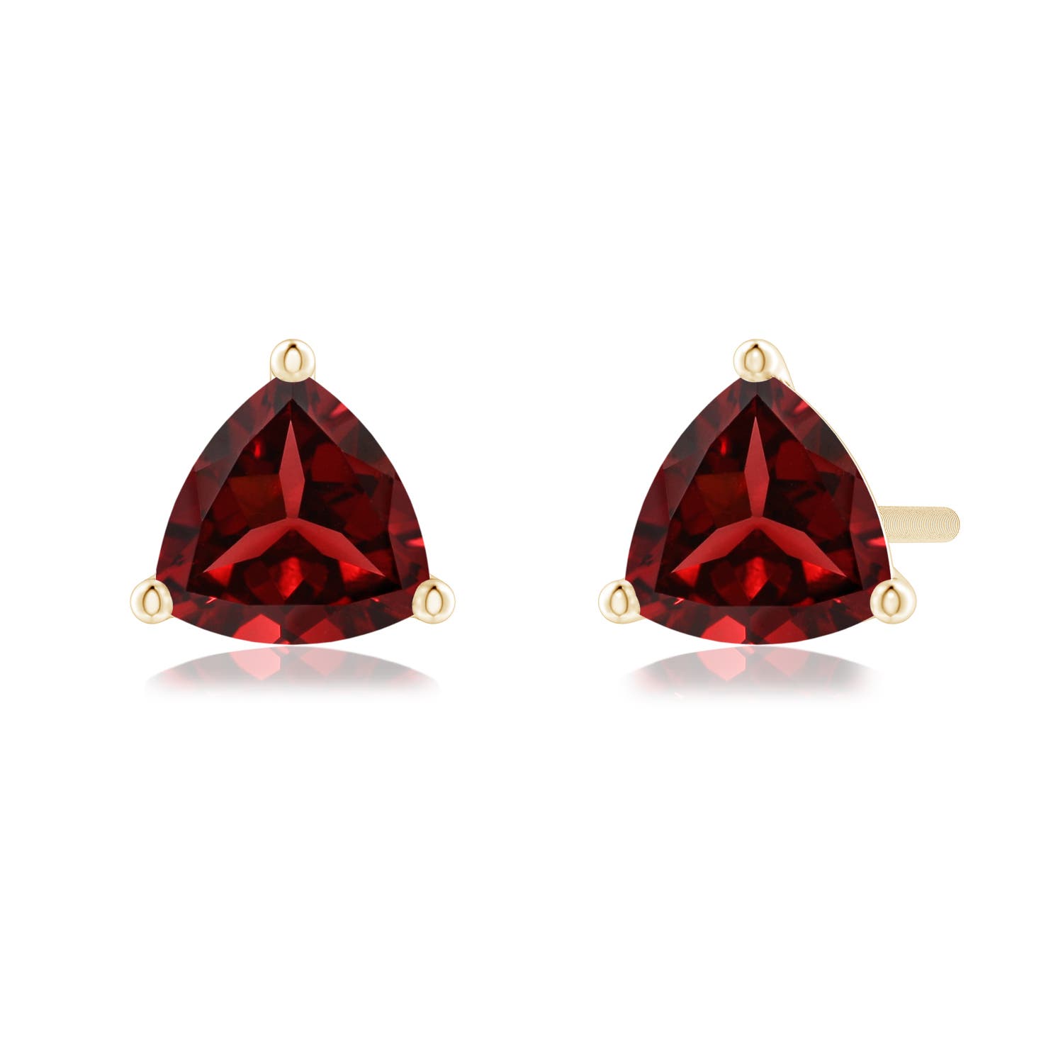 AAAA - Garnet / 1 CT / 14 KT Yellow Gold