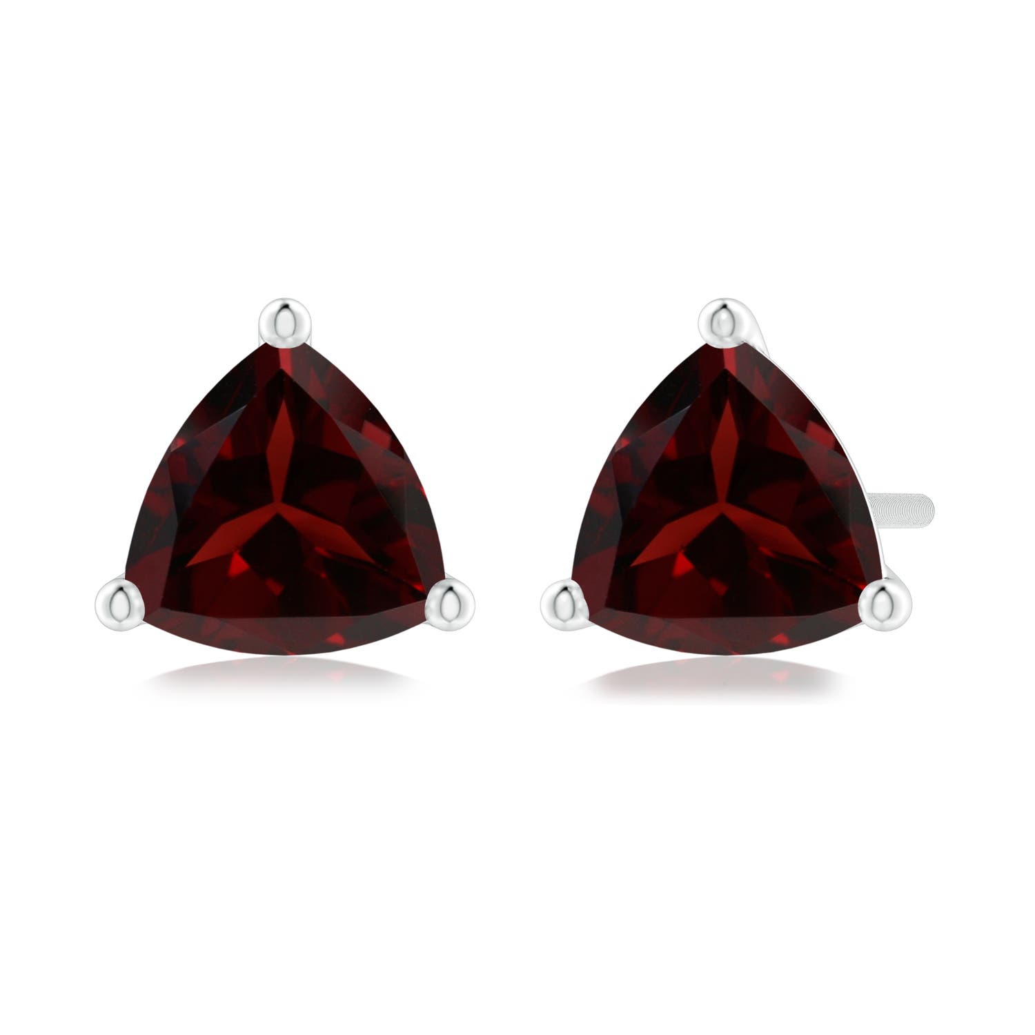 A - Garnet / 1.7 CT / 14 KT White Gold