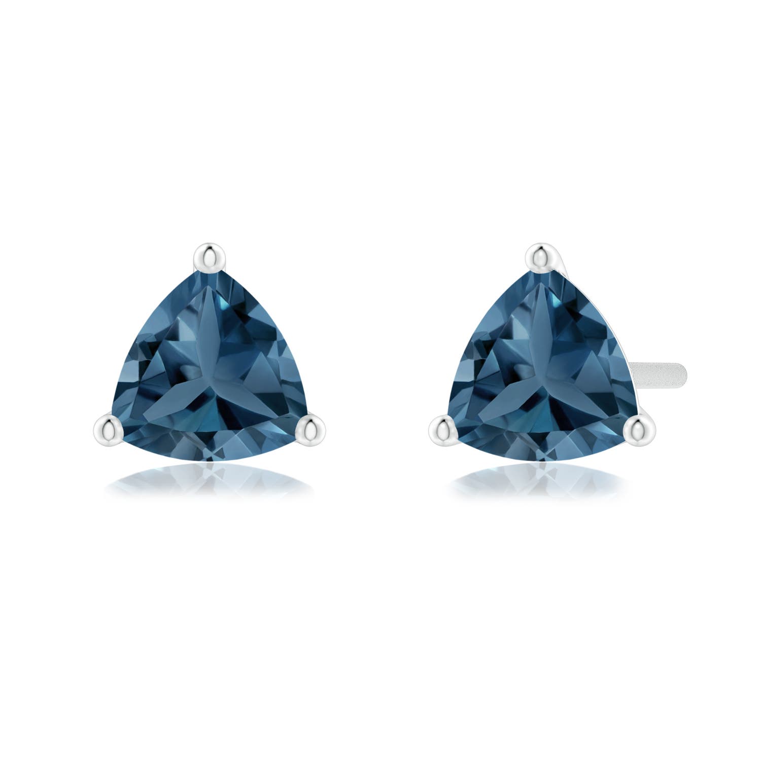 Image Representation of the Platinum London Blue Topaz Earrings