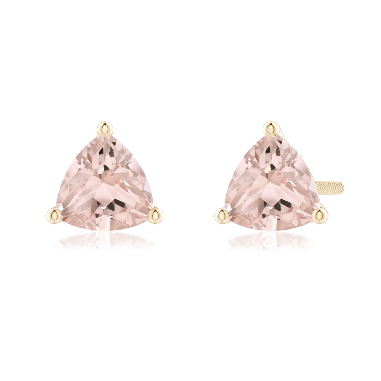 A - Morganite / 0.7 CT / 14 KT Yellow Gold