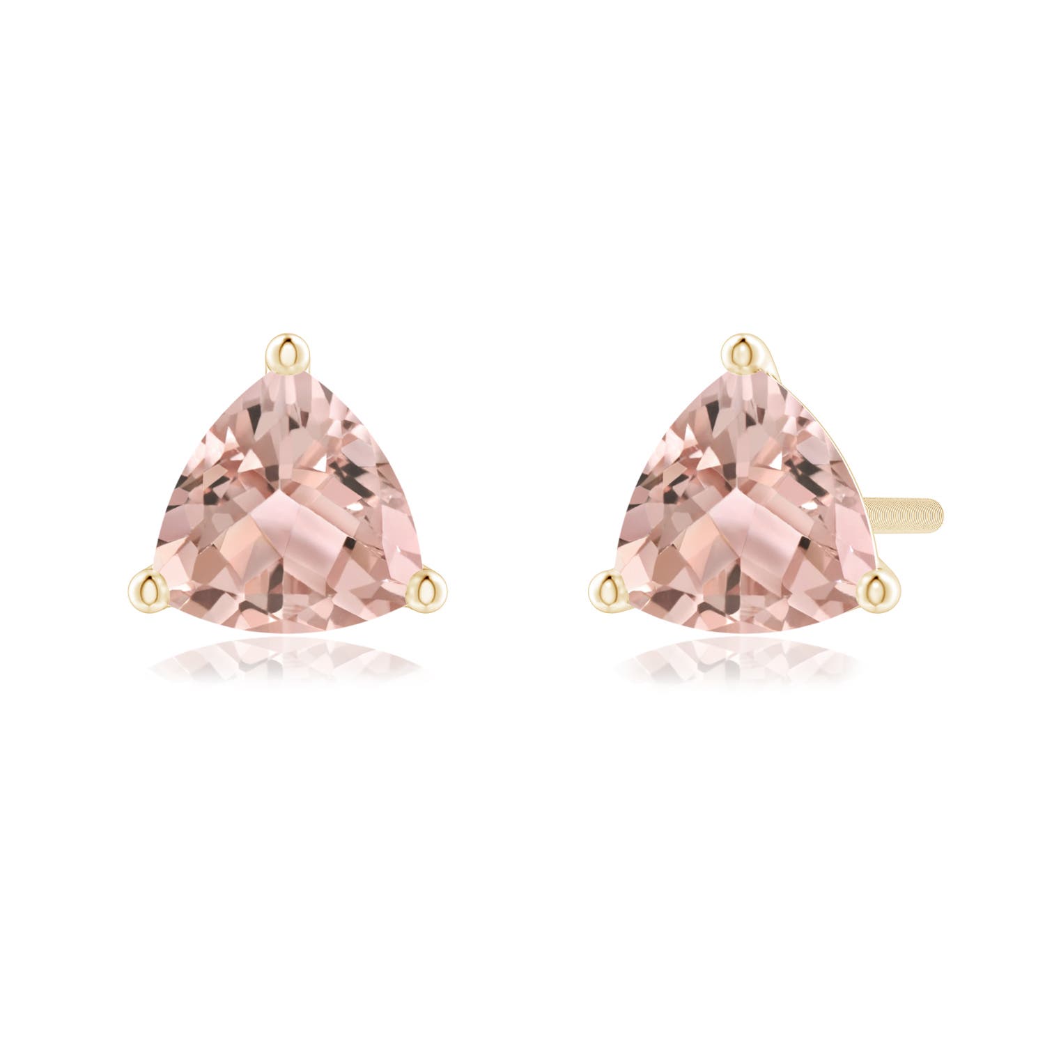 AAA - Morganite / 0.7 CT / 14 KT Yellow Gold