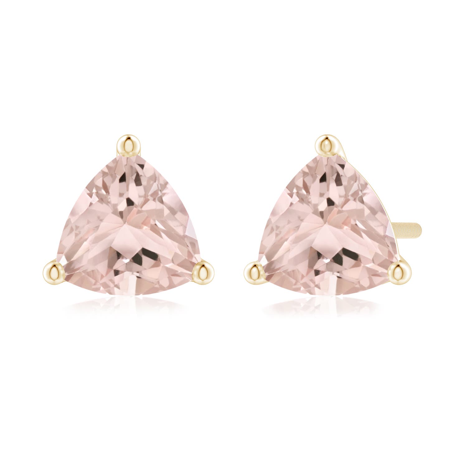 A - Morganite / 1.2 CT / 14 KT Yellow Gold