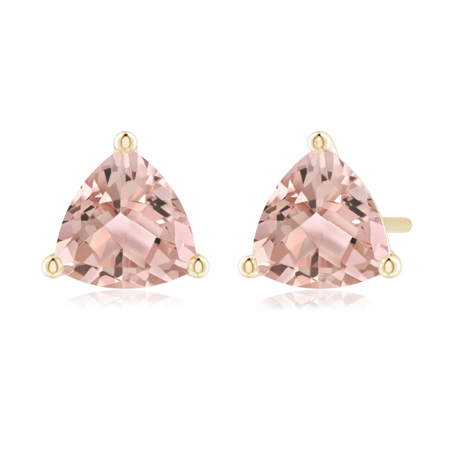 AAA - Morganite / 1.2 CT / 14 KT Yellow Gold