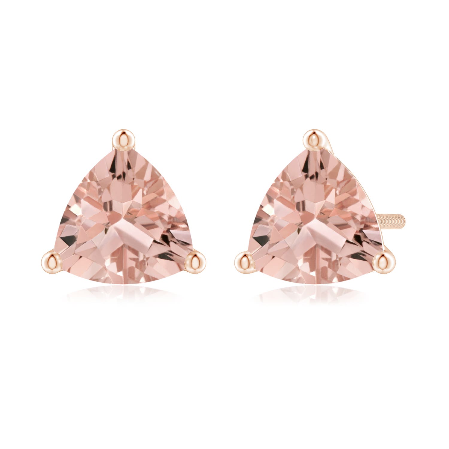 AAAA - Morganite / 1.2 CT / 14 KT Rose Gold