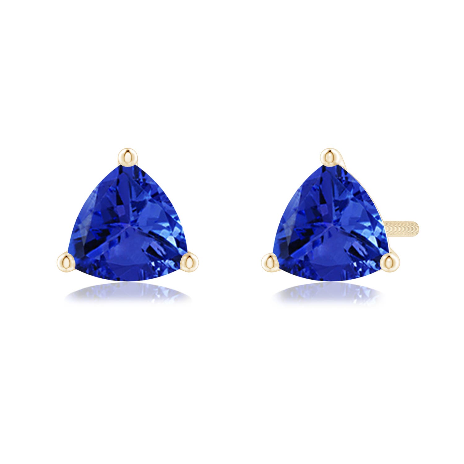 AAA - Tanzanite / 0.8 CT / 14 KT Yellow Gold