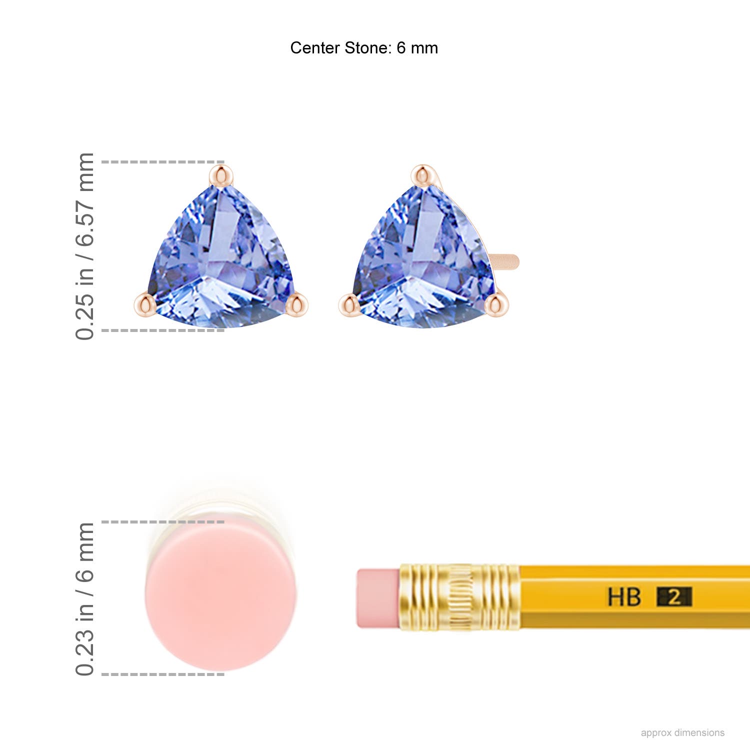 A - Tanzanite / 1.5 CT / 14 KT Rose Gold