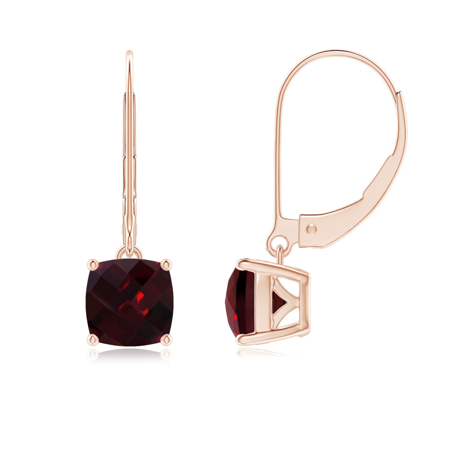 AAA - Garnet / 2.5 CT / 14 KT Rose Gold