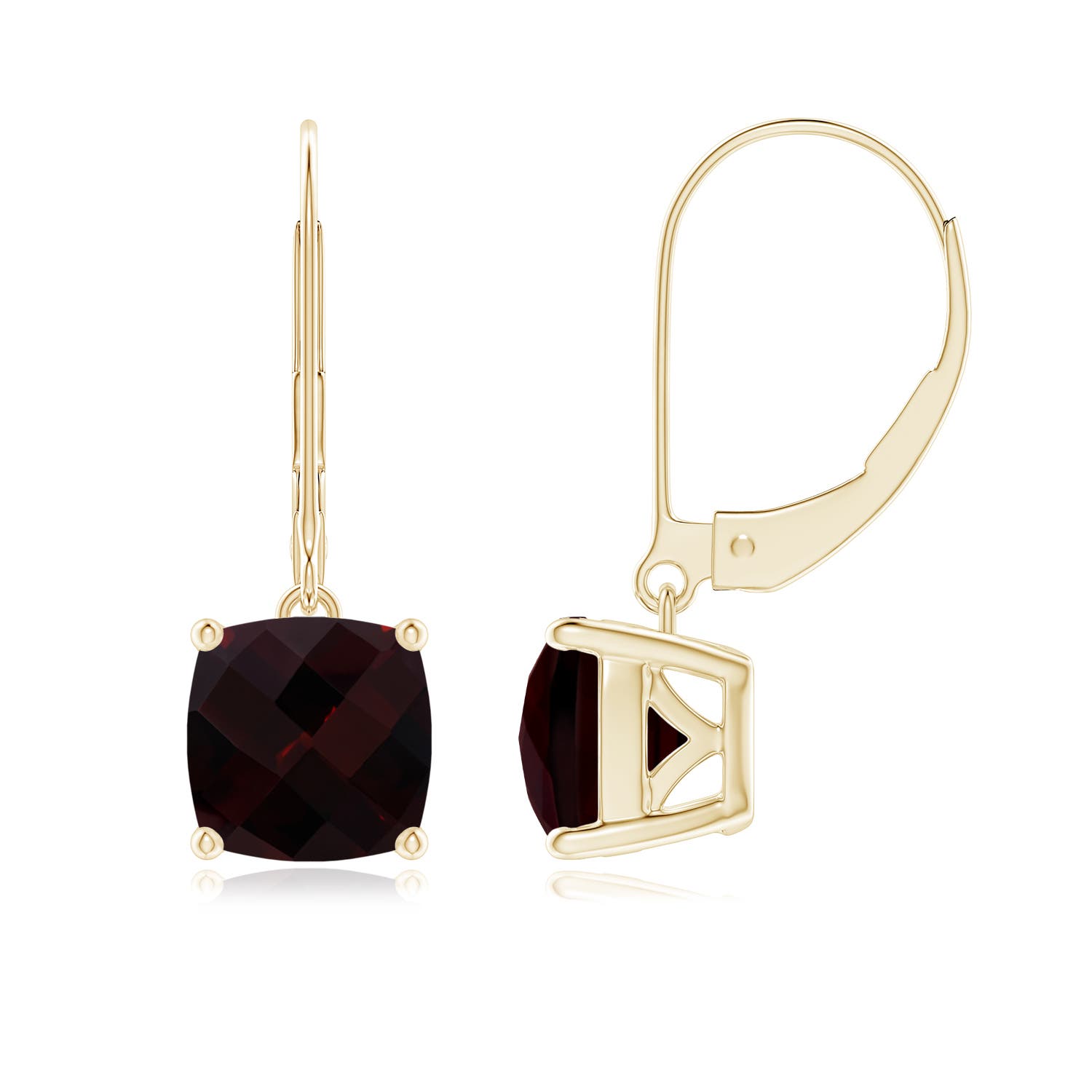 A - Garnet / 3.4 CT / 14 KT Yellow Gold