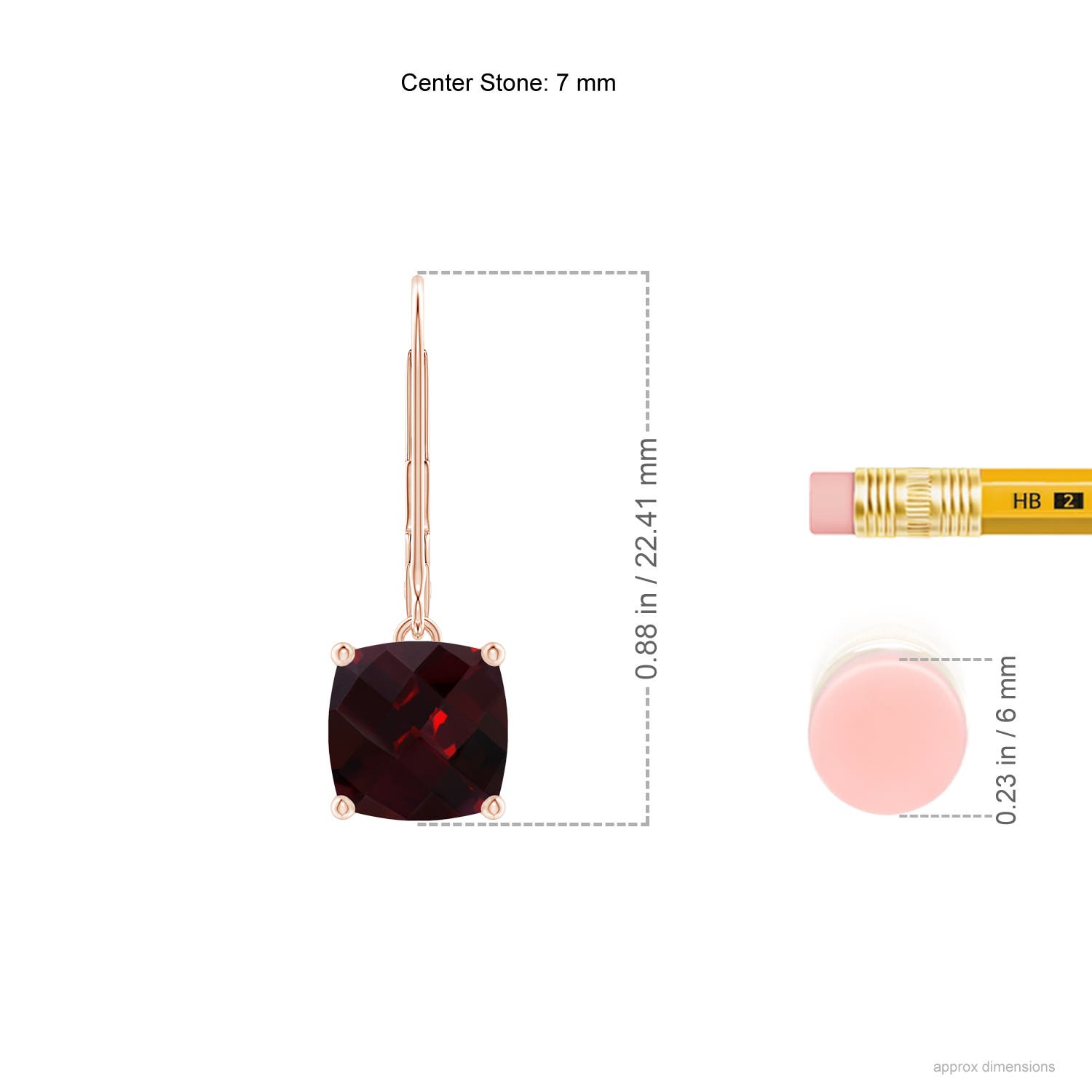 AAA - Garnet / 3.4 CT / 14 KT Rose Gold