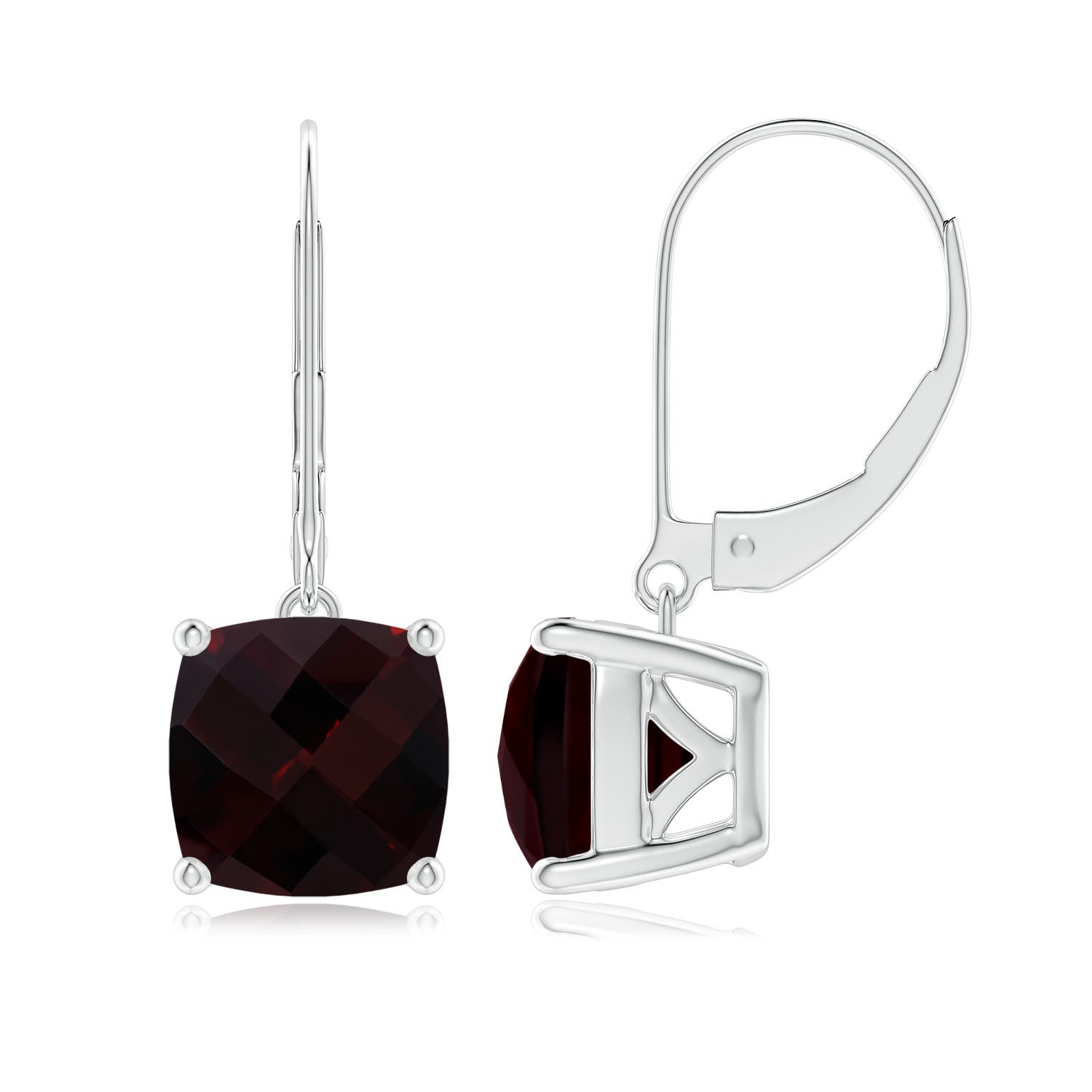 A - Garnet / 6.46 CT / 14 KT White Gold