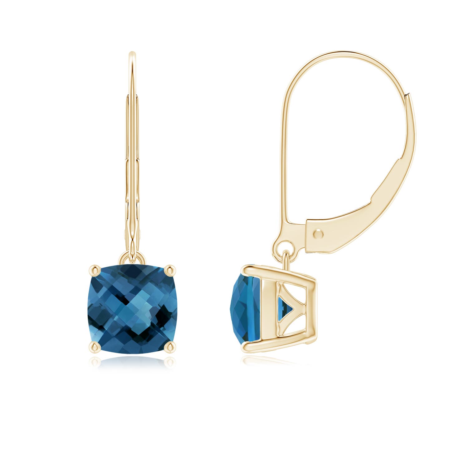 AA - London Blue Topaz / 2.2 CT / 14 KT Yellow Gold