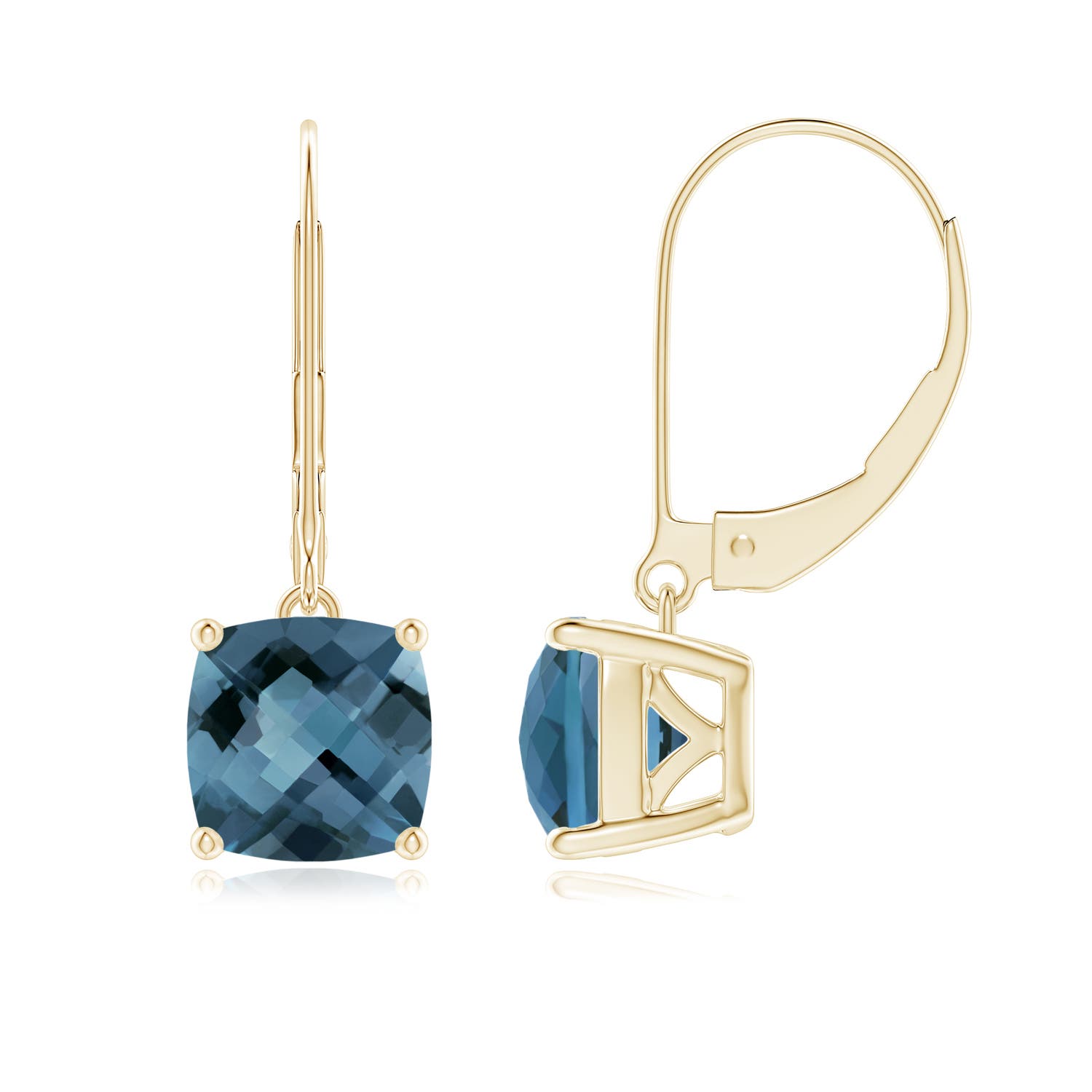 A - London Blue Topaz / 3.7 CT / 14 KT Yellow Gold