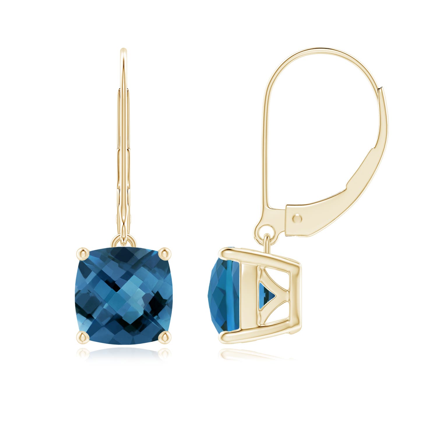 AA - London Blue Topaz / 3.7 CT / 14 KT Yellow Gold