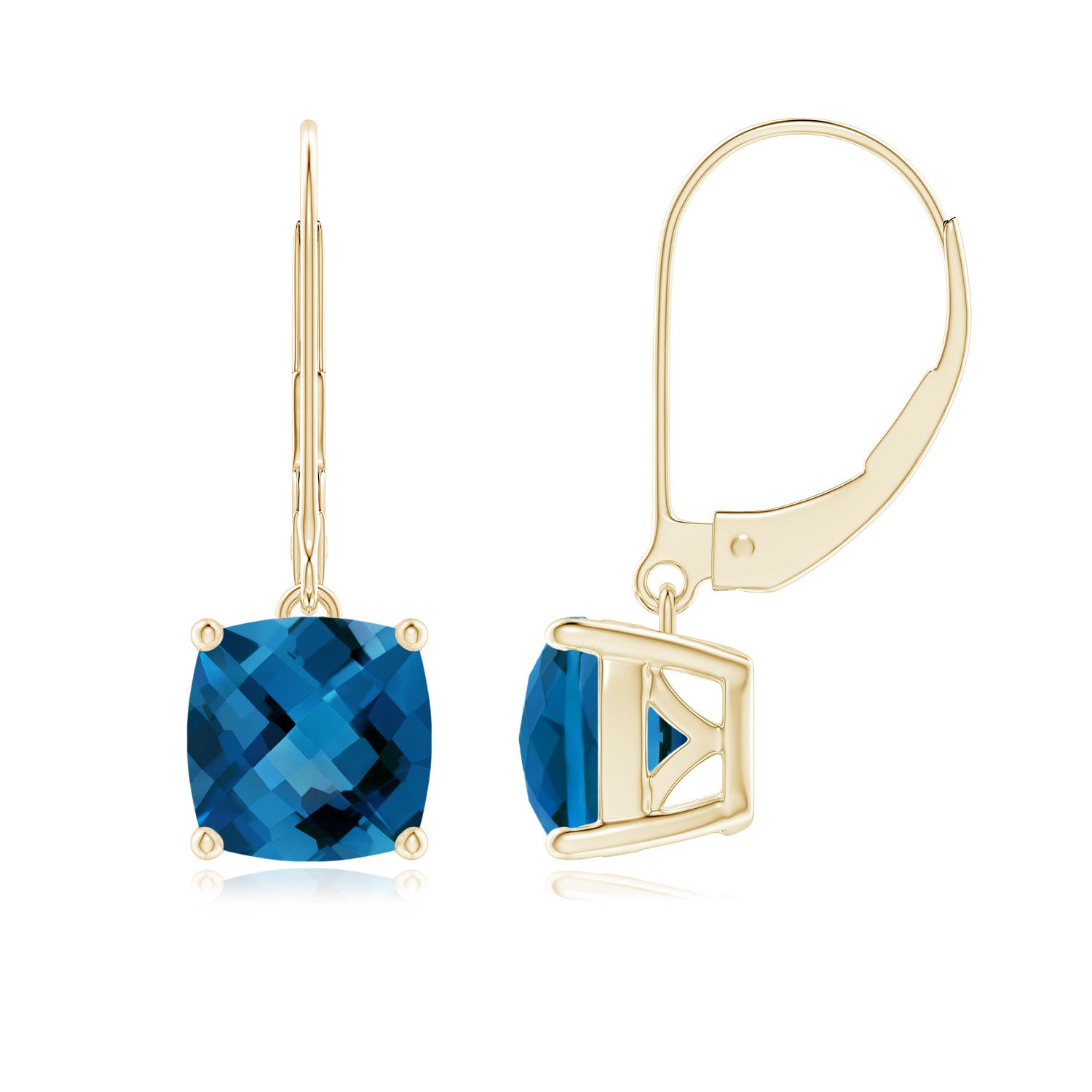 AAA - London Blue Topaz / 3.7 CT / 14 KT Yellow Gold