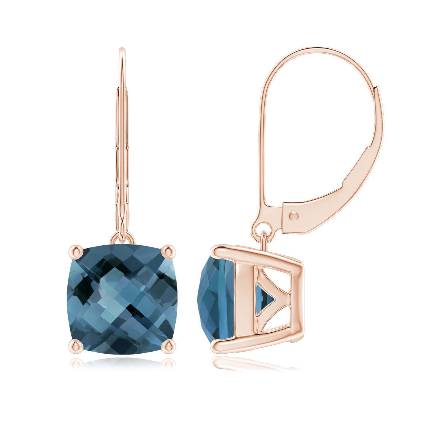 A - London Blue Topaz / 4.8 CT / 14 KT Rose Gold