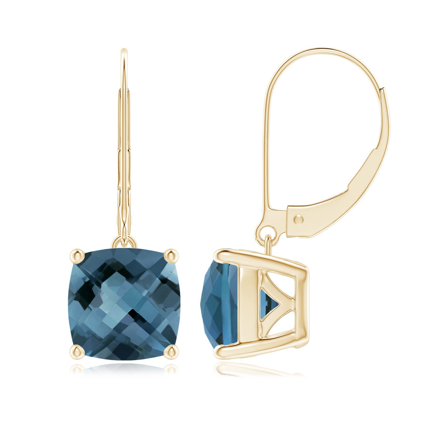 A - London Blue Topaz / 4.8 CT / 14 KT Yellow Gold