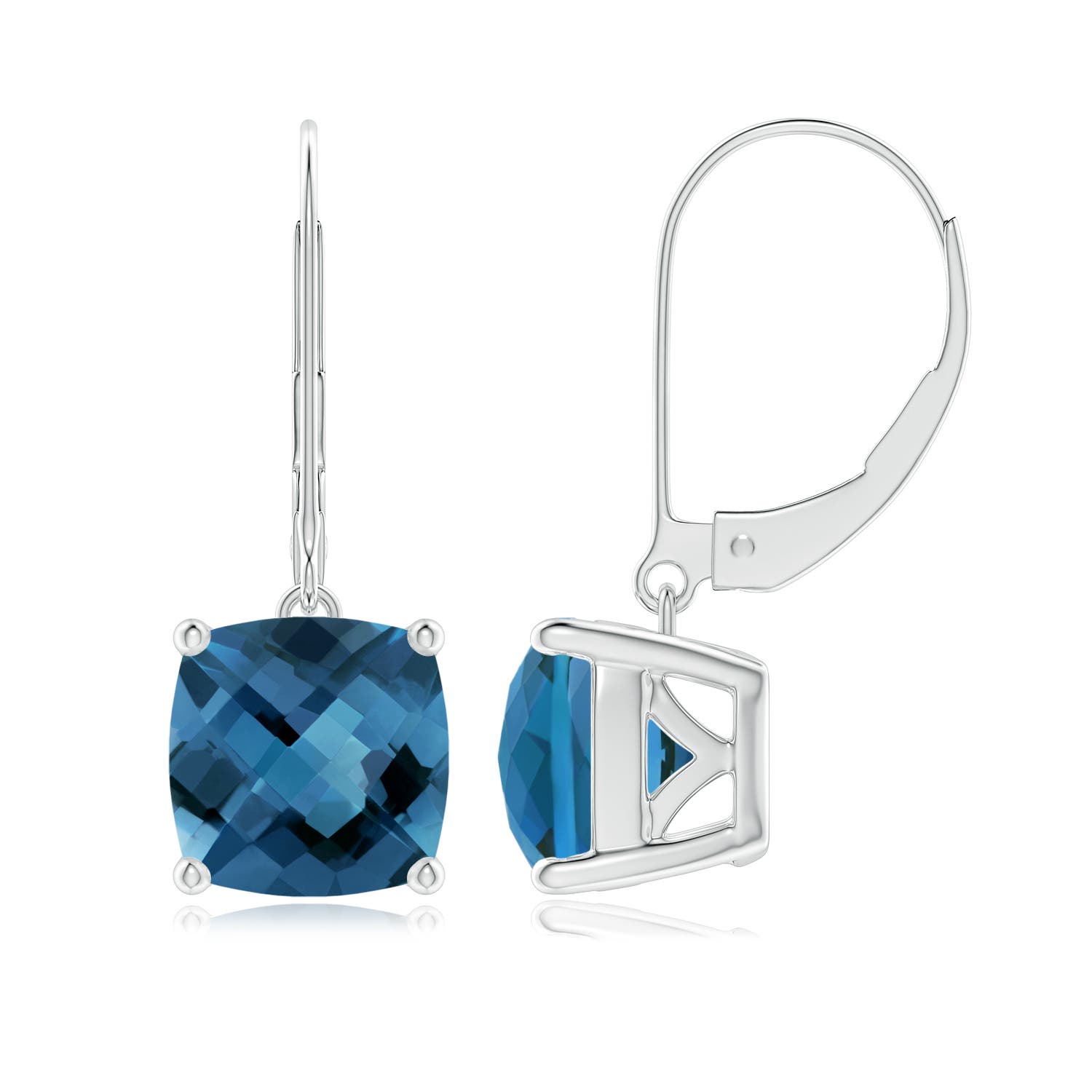 AA - London Blue Topaz / 4.8 CT / 14 KT White Gold