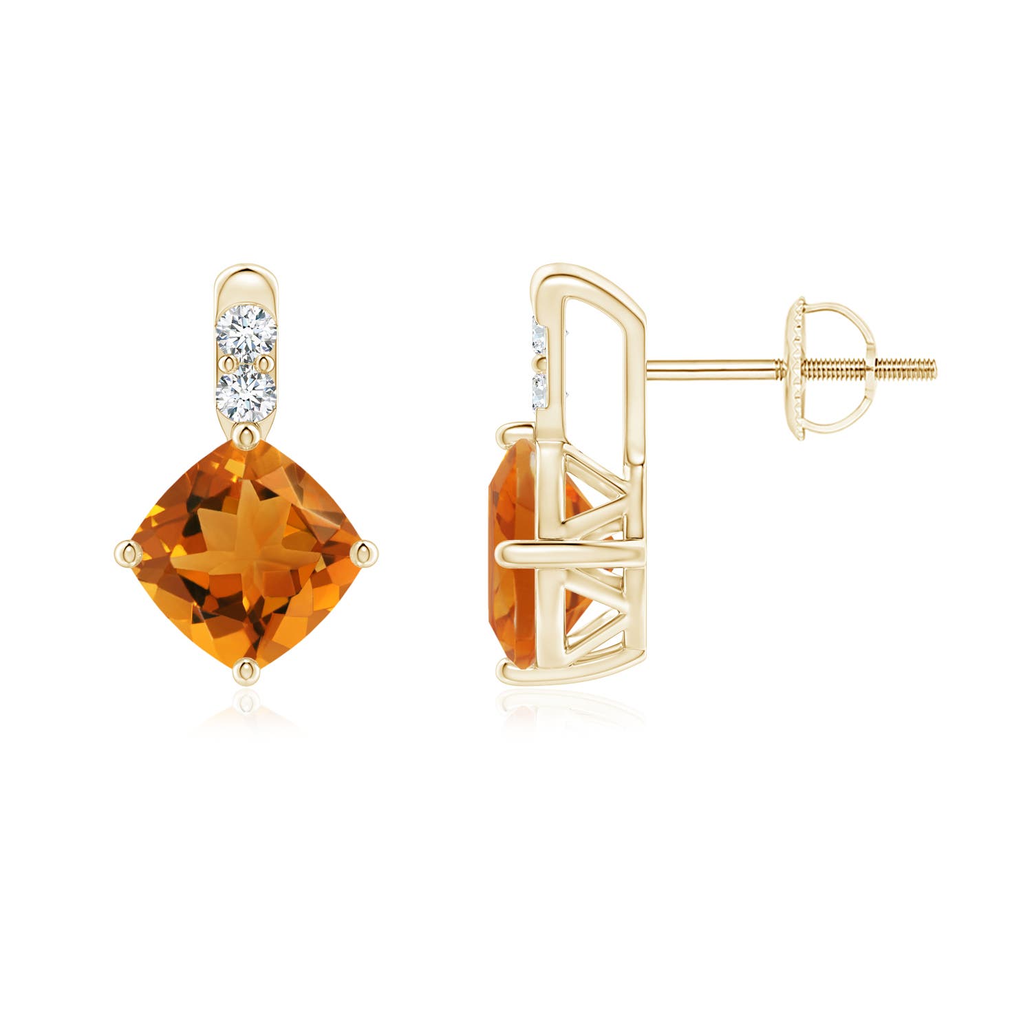 AAA - Citrine / 1.9 CT / 14 KT Yellow Gold