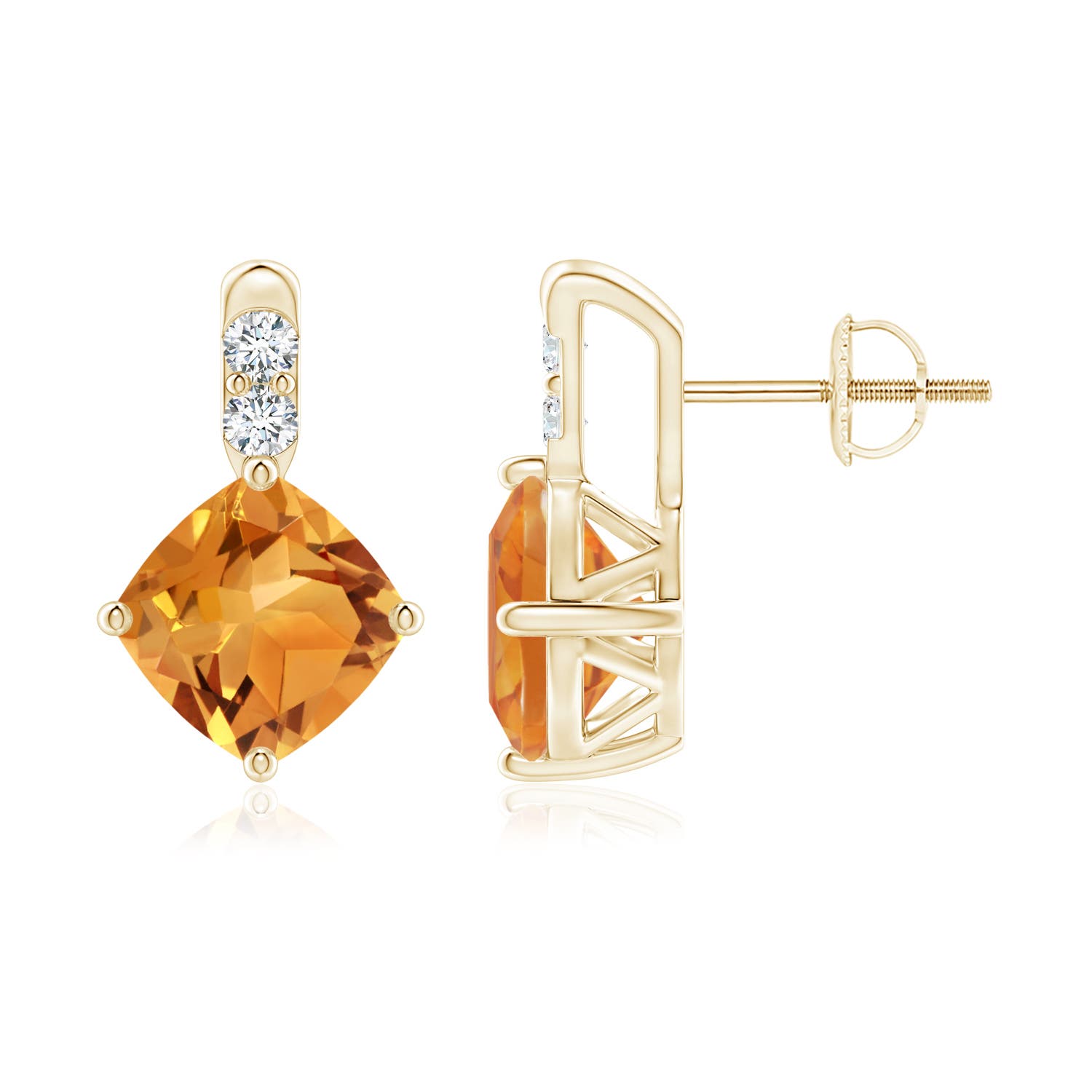 AA - Citrine / 2.96 CT / 14 KT Yellow Gold