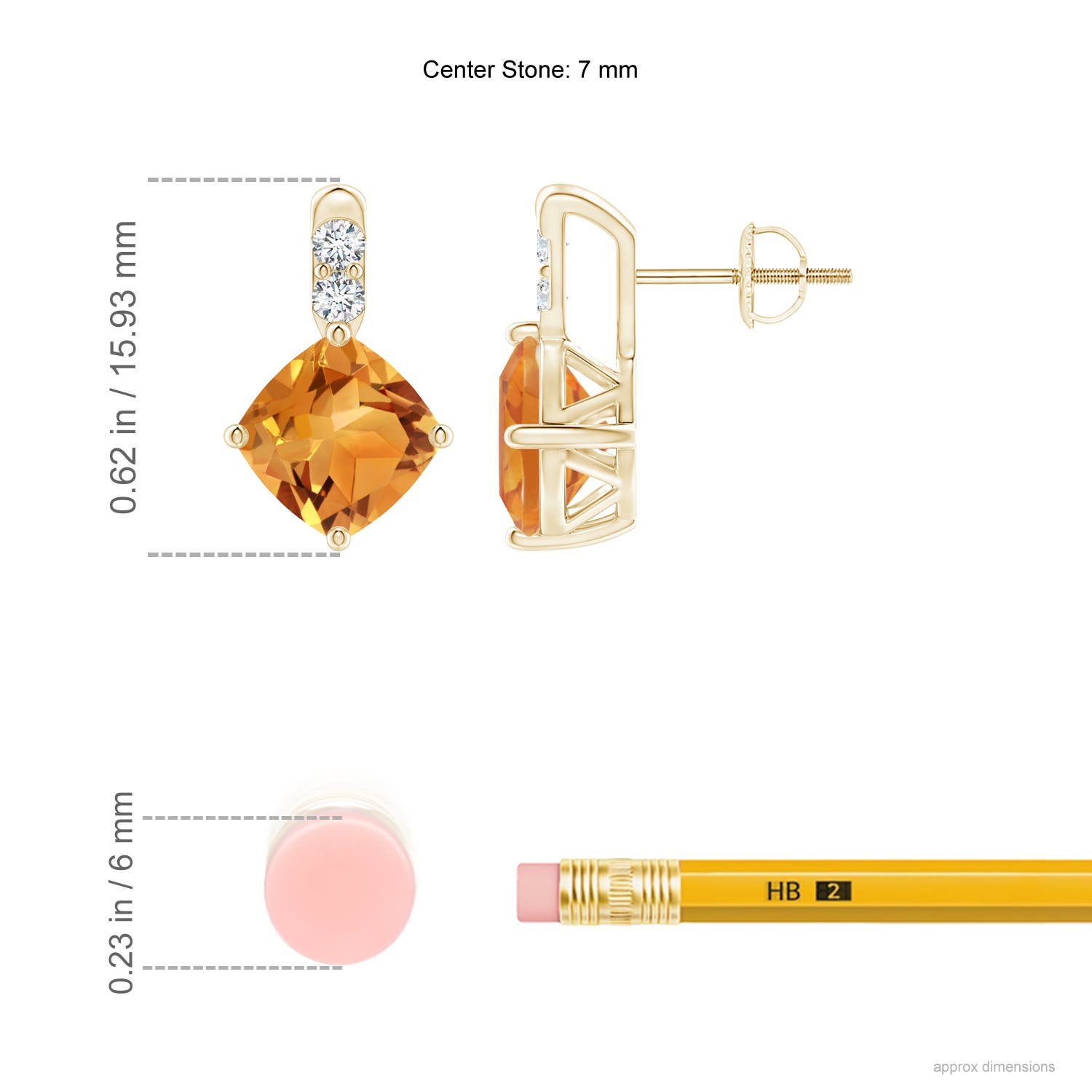 AA - Citrine / 2.96 CT / 14 KT Yellow Gold