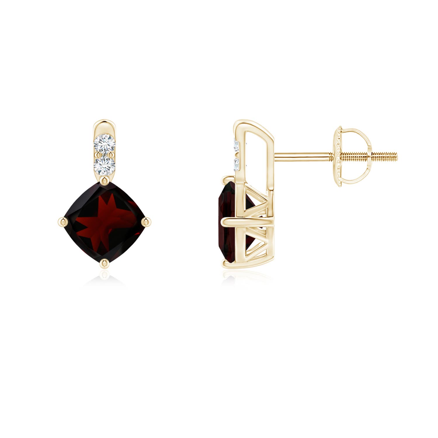 A - Garnet / 1.66 CT / 14 KT Yellow Gold