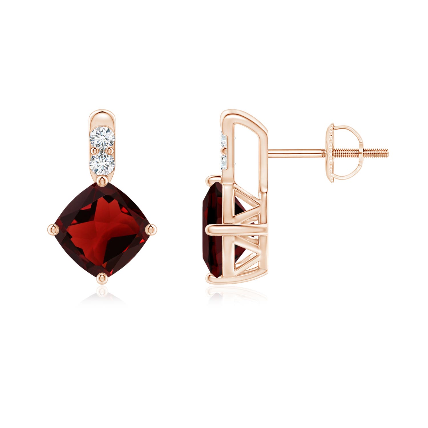 AAA - Garnet / 2.6 CT / 14 KT Rose Gold