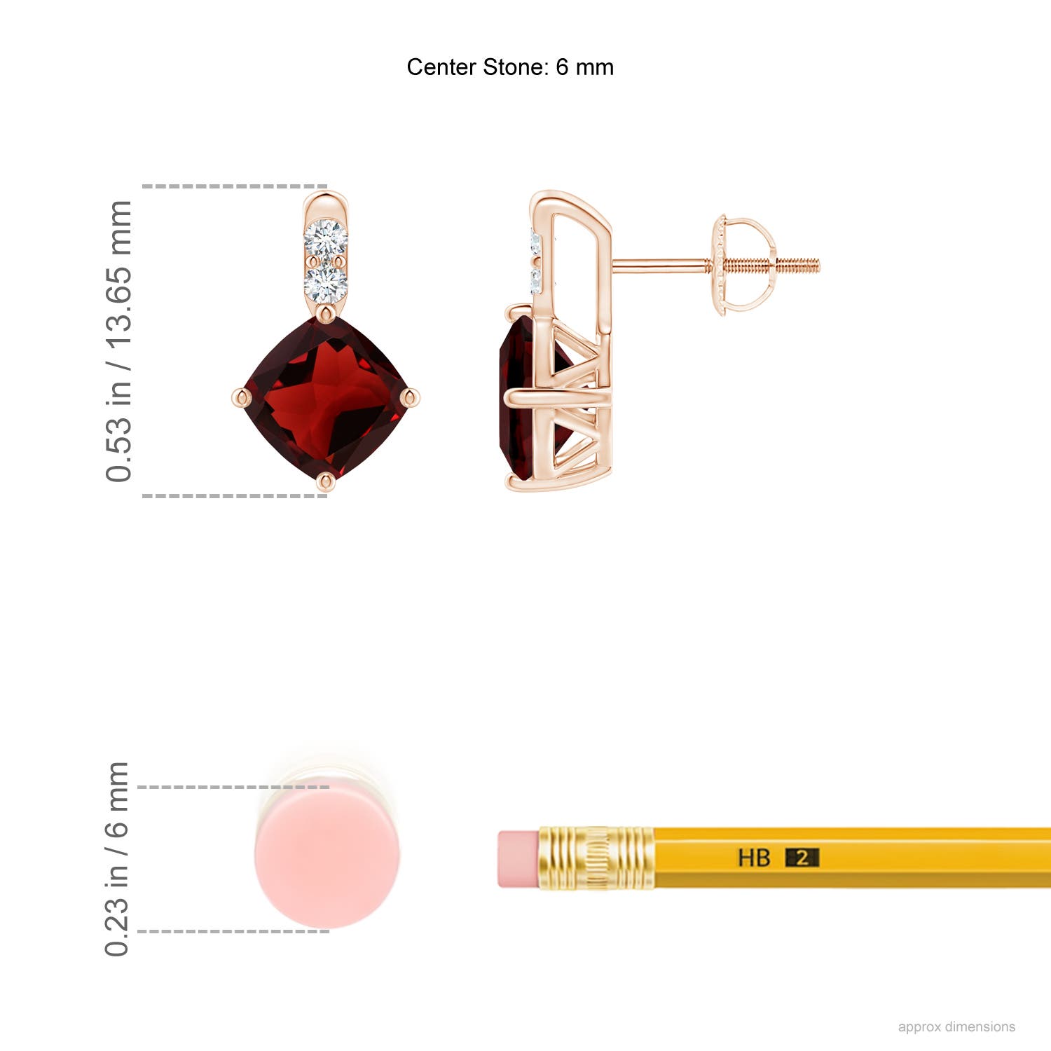 AAA - Garnet / 2.6 CT / 14 KT Rose Gold