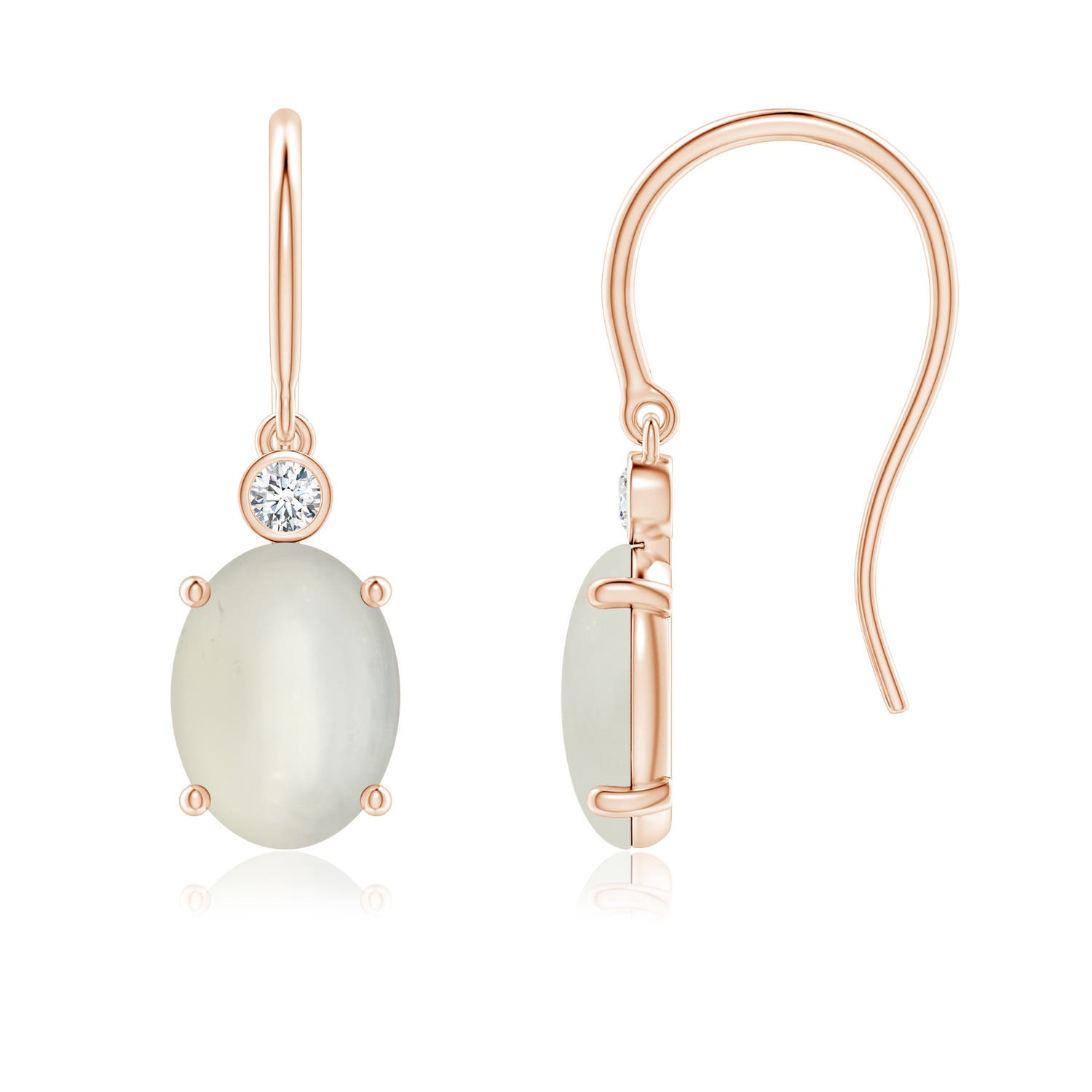 AAA - Moonstone / 2.27 CT / 14 KT Rose Gold