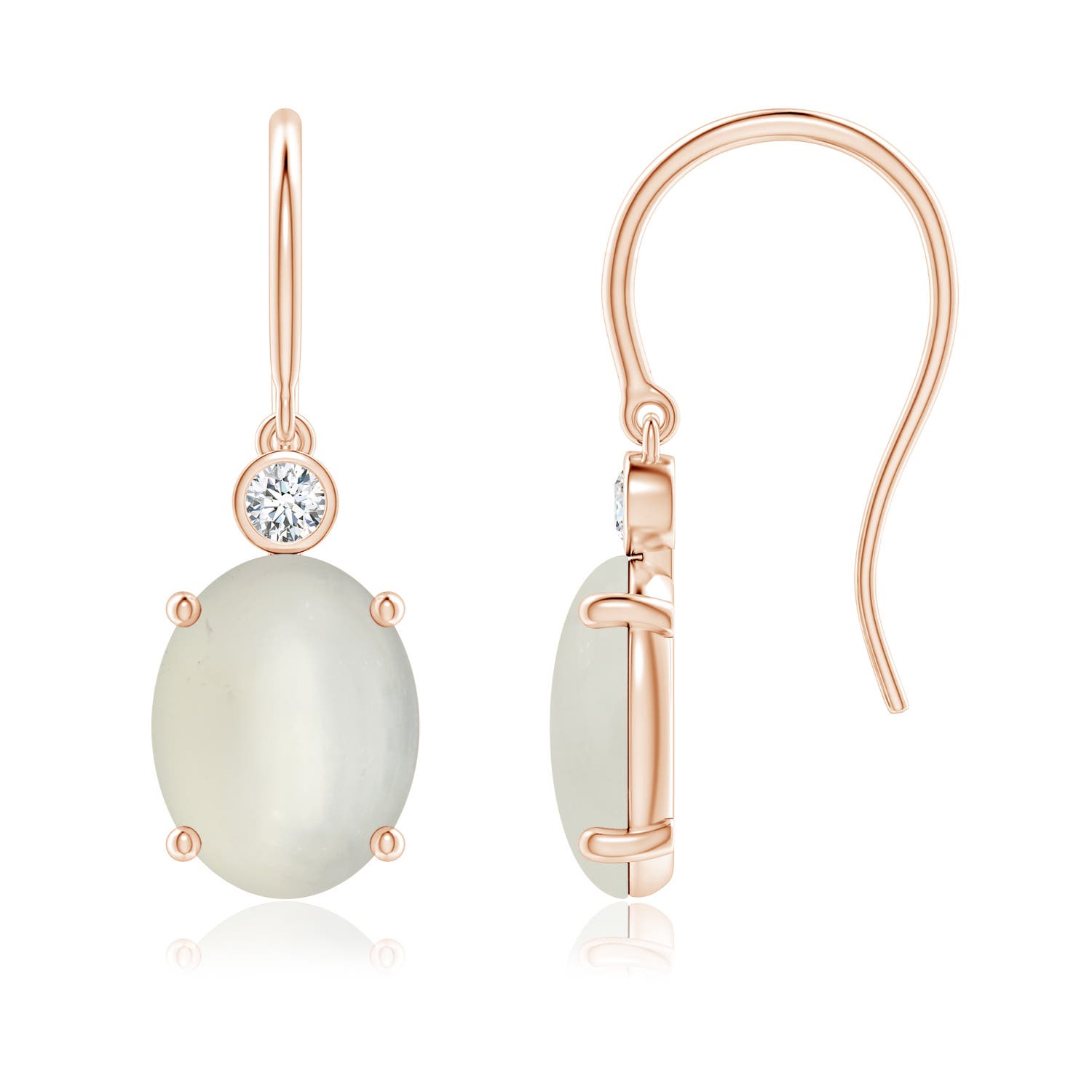 AAA - Moonstone / 3.49 CT / 14 KT Rose Gold