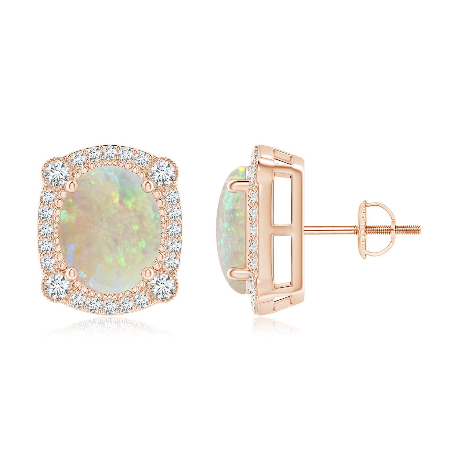 AAA - Opal / 3.33 CT / 14 KT Rose Gold