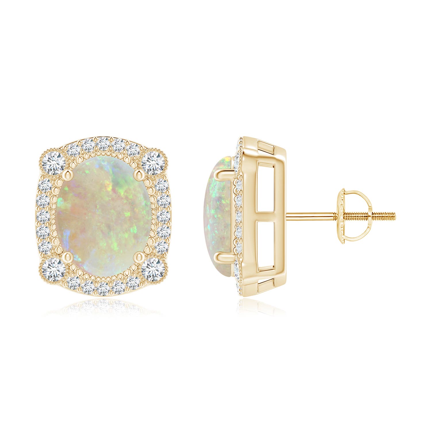 AAA - Opal / 3.33 CT / 14 KT Yellow Gold