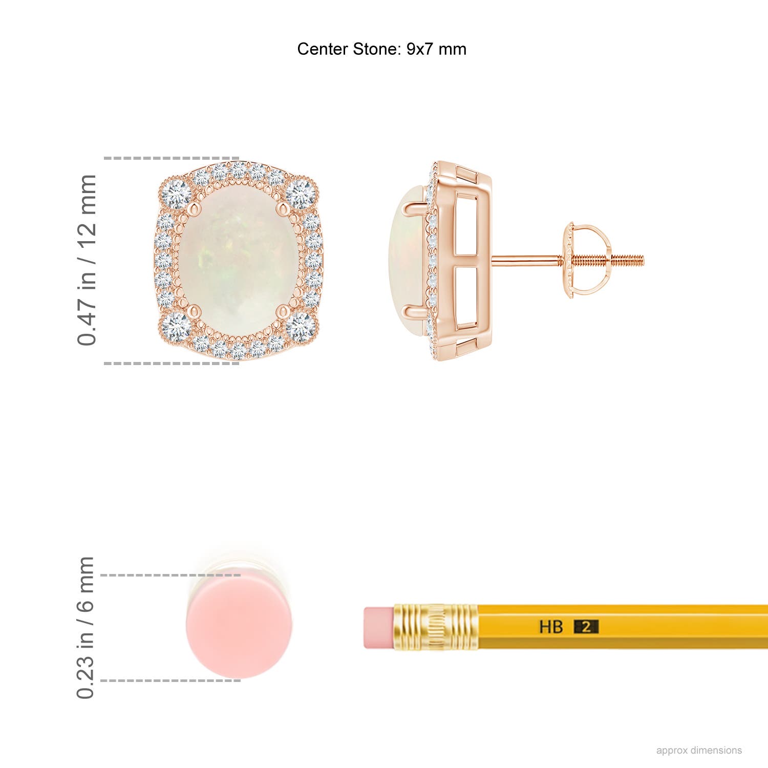 A - Opal / 2.49 CT / 14 KT Rose Gold