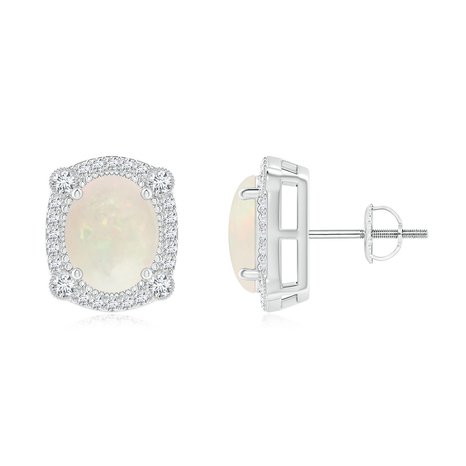 A - Opal / 2.49 CT / 14 KT White Gold