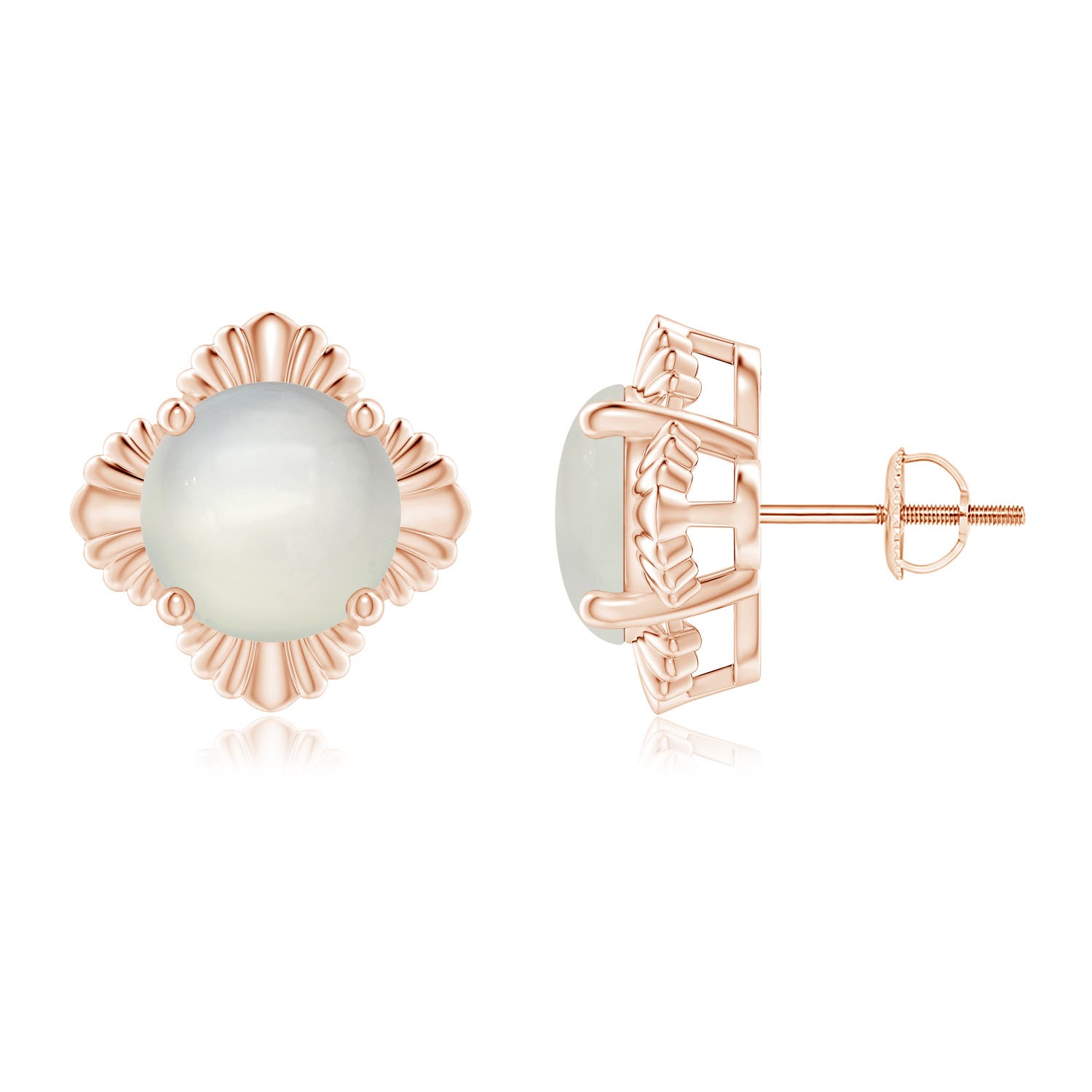 AAA - Moonstone / 5.4 CT / 14 KT Rose Gold