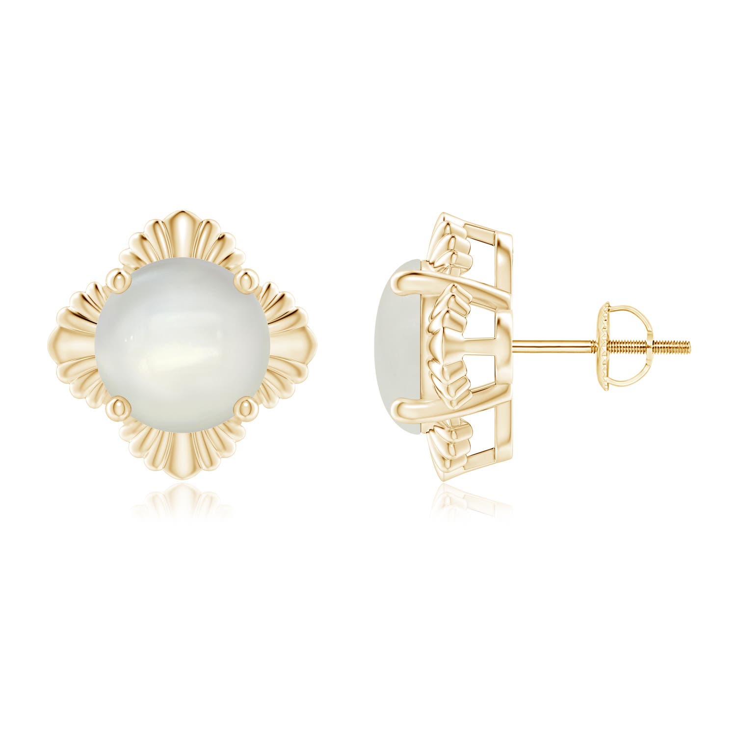 AAAA - Moonstone / 5.4 CT / 14 KT Yellow Gold