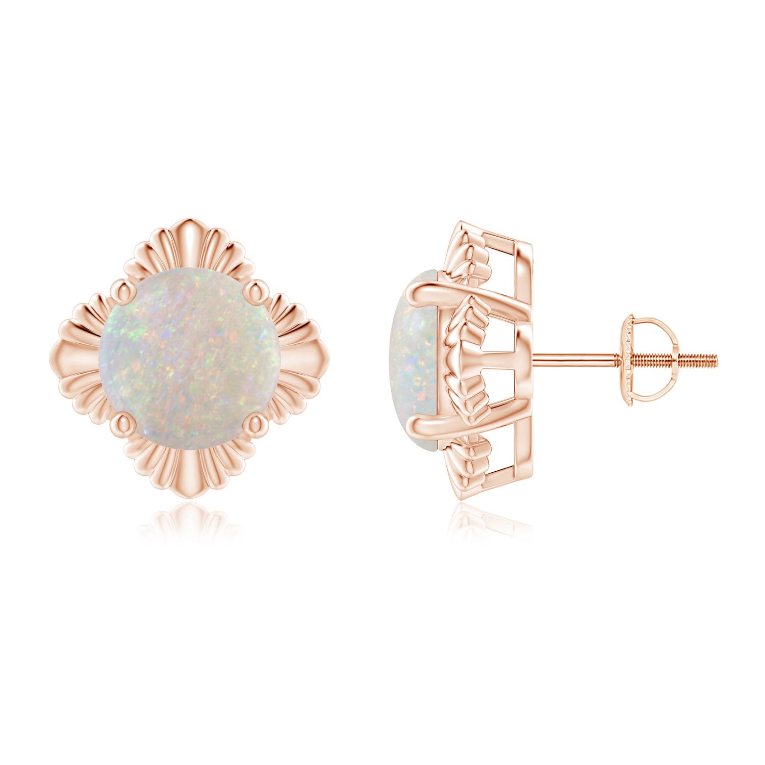 AA - Opal / 3 CT / 14 KT Rose Gold