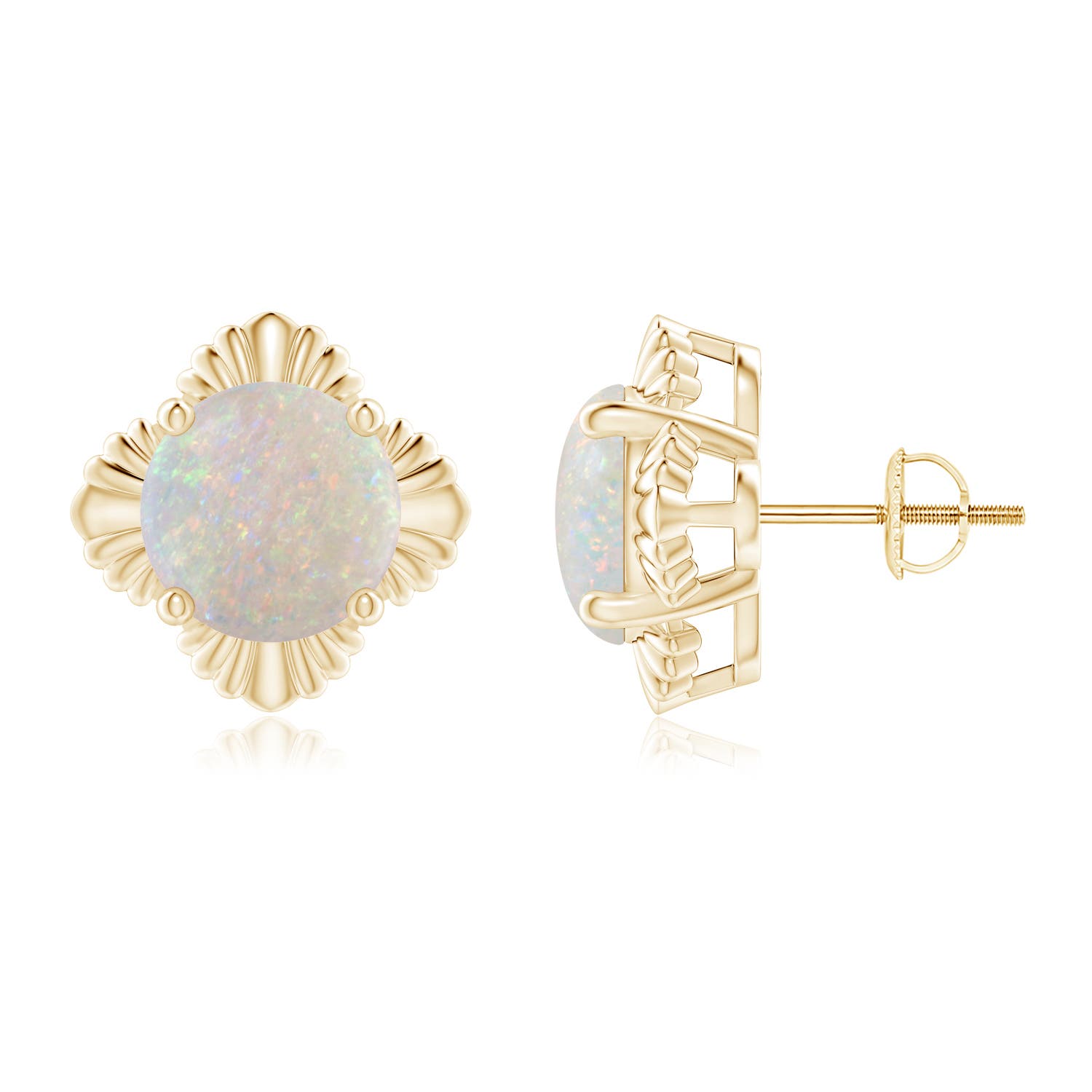 AA - Opal / 3 CT / 14 KT Yellow Gold